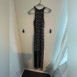 VINTAGE h&m Coachella fringe dress